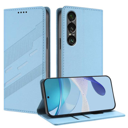 Embossed Multi-functional Wallet Retro Leather Phone Case, For Sony Xperia 1 VIII, For Sony Xperia 1 VII, For Sony Xperia 10 VI, For Sony Xperia 1 VI 2024, For Sony Xperia 5 VI, For Sony Xperia 5 V, For Sony Xperia 1 V 2023, For Sony Xperia 10 V 2023