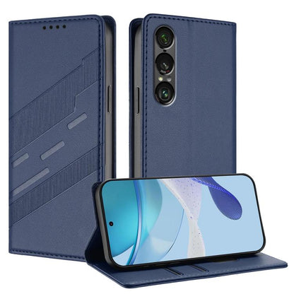 Embossed Multi-functional Wallet Retro Leather Phone Case, For Sony Xperia 1 VIII, For Sony Xperia 1 VII, For Sony Xperia 10 VI, For Sony Xperia 1 VI 2024, For Sony Xperia 5 VI, For Sony Xperia 5 V, For Sony Xperia 1 V 2023, For Sony Xperia 10 V 2023
