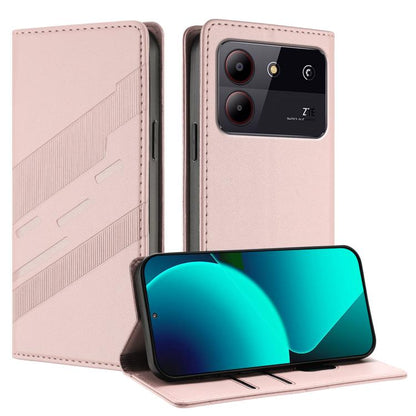 Embossed Multi-functional Wallet Retro Leather Phone Case, For ZTE Axon 60, For ZTE Blade V50 Design 5G, For ZTE Anshin Family A303ZT, For ZTE nubia Focus Pro 5G, For ZTE nubia Music / Z2353, For ZTE Blade A34 4G, For ZTE Libero 5G IV                  ...