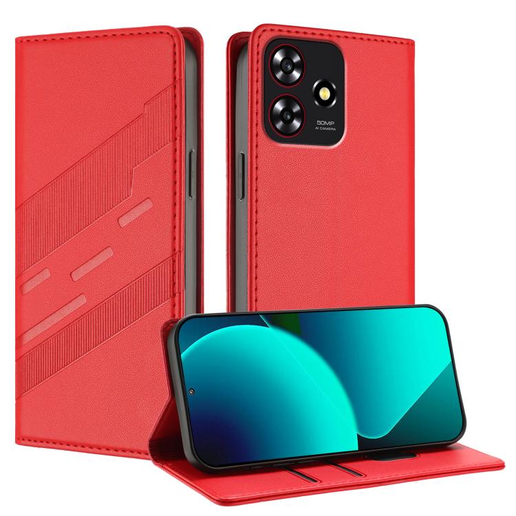 Embossed Multi-functional Wallet Retro Leather Phone Case, For ZTE Axon 60, For ZTE Blade V50 Design 5G, For ZTE Anshin Family A303ZT, For ZTE nubia Focus Pro 5G, For ZTE nubia Music / Z2353, For ZTE Blade A34 4G, For ZTE Libero 5G IV                  ...