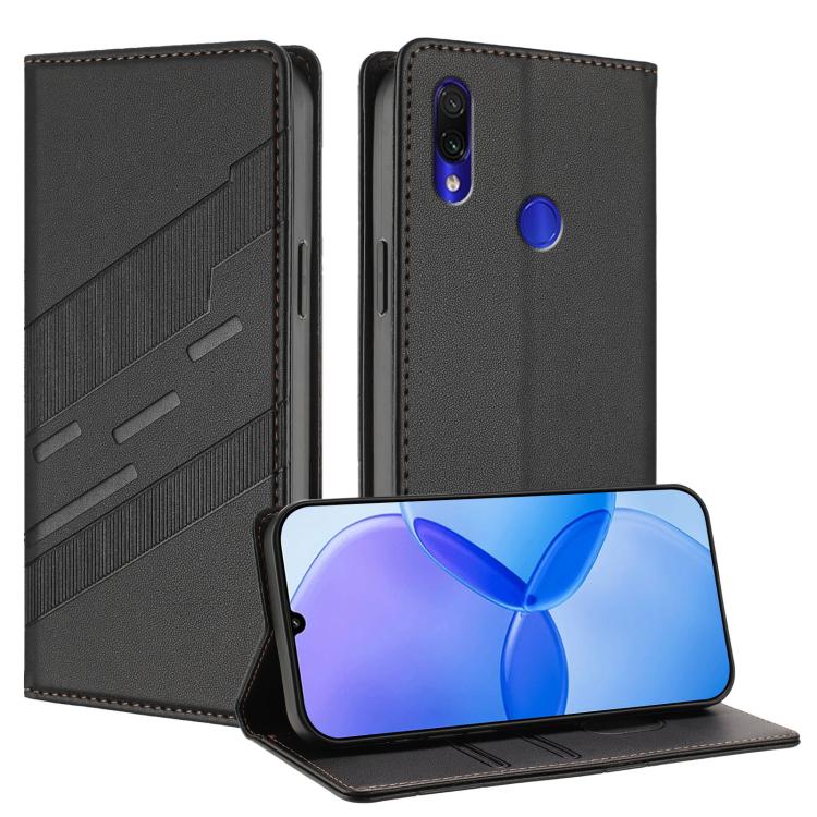 Embossed Multi-functional Wallet Retro Leather Phone Case, For Redmi Note 7 Pro