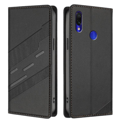 Embossed Multi-functional Wallet Retro Leather Phone Case, For Redmi Note 7 Pro