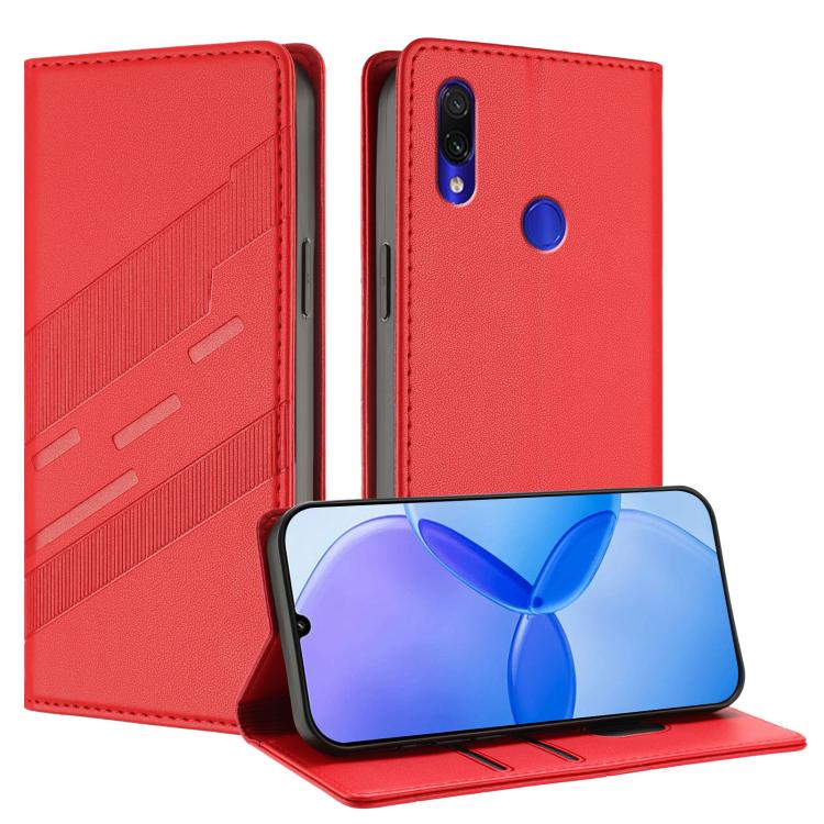 Embossed Multi-functional Wallet Retro Leather Phone Case, For Redmi Note 7 Pro