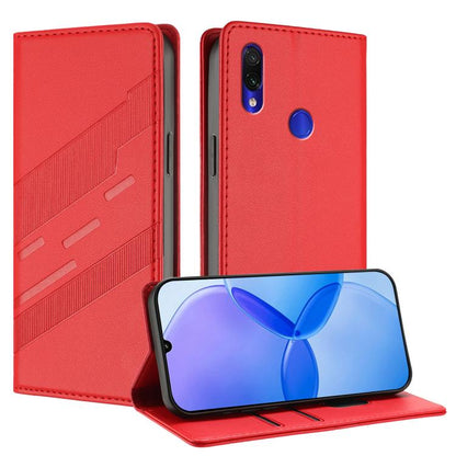 Embossed Multi-functional Wallet Retro Leather Phone Case, For Redmi Note 7 Pro