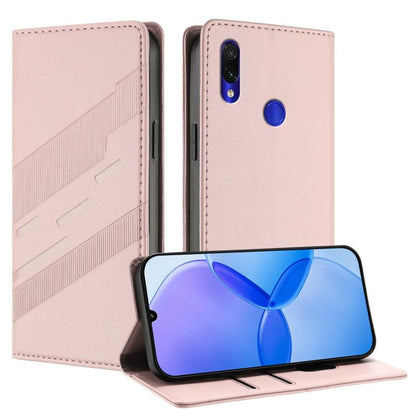 Embossed Multi-functional Wallet Retro Leather Phone Case, For Redmi Note 7 Pro