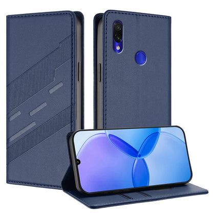 Embossed Multi-functional Wallet Retro Leather Phone Case, For Redmi Note 7 Pro