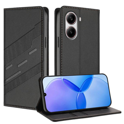 Embossed Multi-functional Wallet Retro Leather Phone Case, For Redmi 15C 5G / 4G EU 173mm, For Redmi 15 5G Global / 15 4G SEA, For Redmi 15 5G / 4G EU 171mm, For Redmi 15C 5G / 4G Global 171mm, For Redmi A5 4G 173.3mm, For Redmi A5 4G 171.7mm / Poco C7...