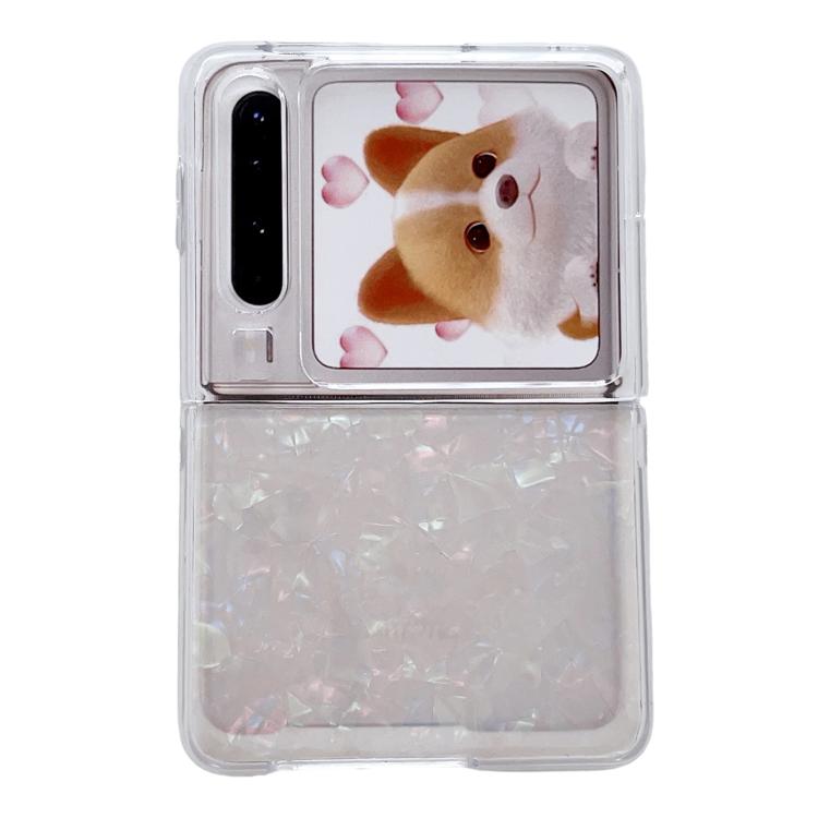 Pearlescent Shell Texture Phone Case, For Huawei Mate X7, For Huawei Pura X