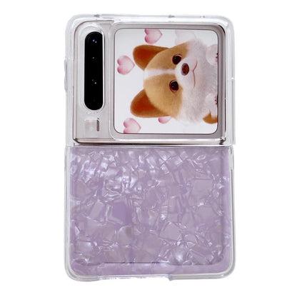 Pearlescent Shell Texture Phone Case, For Huawei Mate X7, For Huawei Pura X