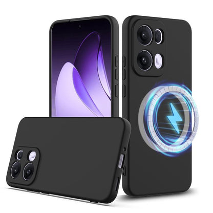Shockproof Silicone Magsafe Phone Case, For OPPO Find X9 Ultra, For OPPO Reno15 Pro Max 5G Global, For OPPO Find X9, For OPPO Find X9 Pro, For OPPO Reno14 Pro 5G Global, For OPPO Reno13 Pro 5G Global, For OPPO Find X8, For OPPO Find X8 Pro