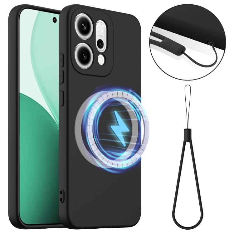Shockproof Silicone Magsafe Phone Case, For OPPO Find X9 Ultra, For OPPO Reno15 Pro Max 5G Global, For OPPO Find X9, For OPPO Find X9 Pro, For OPPO Reno14 Pro 5G Global, For OPPO Reno13 Pro 5G Global, For OPPO Find X8, For OPPO Find X8 Pro