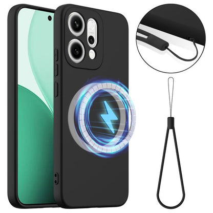 Shockproof Silicone Magsafe Phone Case, For OPPO Find X9 Ultra, For OPPO Reno15 Pro Max 5G Global, For OPPO Find X9, For OPPO Find X9 Pro, For OPPO Reno14 Pro 5G Global, For OPPO Reno13 Pro 5G Global, For OPPO Find X8, For OPPO Find X8 Pro