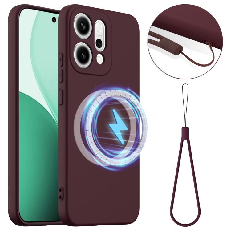 Shockproof Silicone Magsafe Phone Case, For OPPO Find X9 Ultra, For OPPO Reno15 Pro Max 5G Global, For OPPO Find X9, For OPPO Find X9 Pro, For OPPO Reno14 Pro 5G Global, For OPPO Reno13 Pro 5G Global, For OPPO Find X8, For OPPO Find X8 Pro