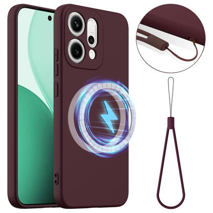 Shockproof Silicone Magsafe Phone Case, For OPPO Find X9 Ultra, For OPPO Reno15 Pro Max 5G Global, For OPPO Find X9, For OPPO Find X9 Pro, For OPPO Reno14 Pro 5G Global, For OPPO Reno13 Pro 5G Global, For OPPO Find X8, For OPPO Find X8 Pro