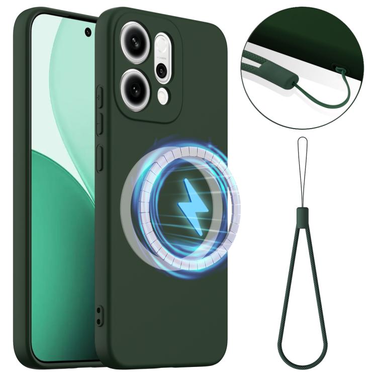 Shockproof Silicone Magsafe Phone Case, For OPPO Find X9 Ultra, For OPPO Reno15 Pro Max 5G Global, For OPPO Find X9, For OPPO Find X9 Pro, For OPPO Reno14 Pro 5G Global, For OPPO Reno13 Pro 5G Global, For OPPO Find X8, For OPPO Find X8 Pro