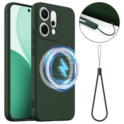 Shockproof Silicone Magsafe Phone Case, For OPPO Find X9 Ultra, For OPPO Reno15 Pro Max 5G Global, For OPPO Find X9, For OPPO Find X9 Pro, For OPPO Reno14 Pro 5G Global, For OPPO Reno13 Pro 5G Global, For OPPO Find X8, For OPPO Find X8 Pro
