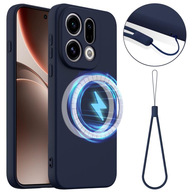 Shockproof Silicone Magsafe Phone Case, For OPPO Find X9 Ultra, For OPPO Reno15 Pro Max 5G Global, For OPPO Find X9, For OPPO Find X9 Pro, For OPPO Reno14 Pro 5G Global, For OPPO Reno13 Pro 5G Global, For OPPO Find X8, For OPPO Find X8 Pro