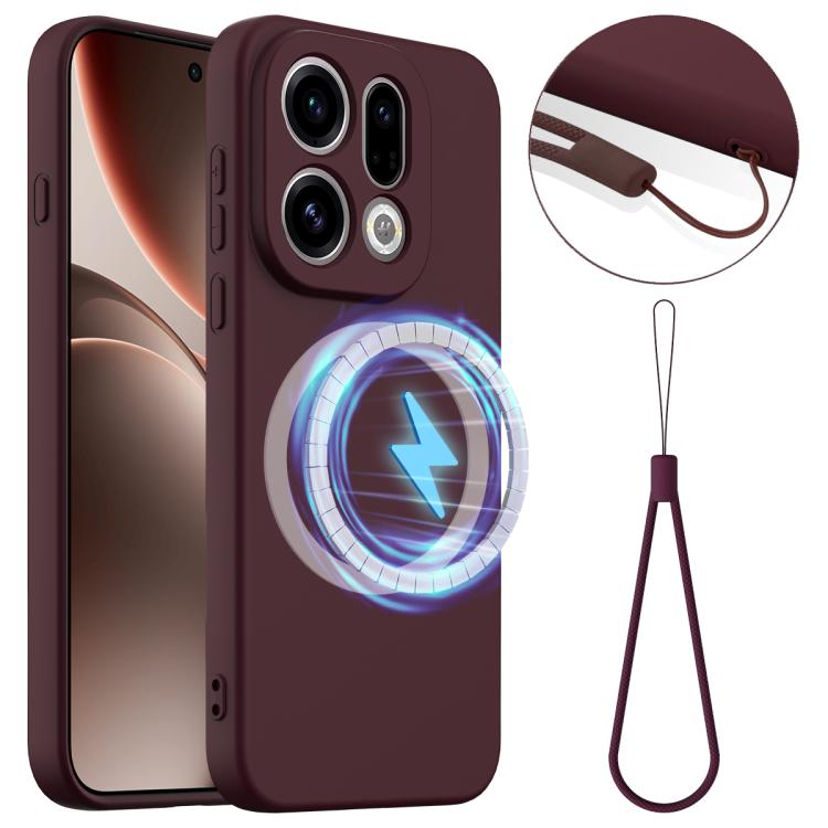 Shockproof Silicone Magsafe Phone Case, For OPPO Find X9 Ultra, For OPPO Reno15 Pro Max 5G Global, For OPPO Find X9, For OPPO Find X9 Pro, For OPPO Reno14 Pro 5G Global, For OPPO Reno13 Pro 5G Global, For OPPO Find X8, For OPPO Find X8 Pro