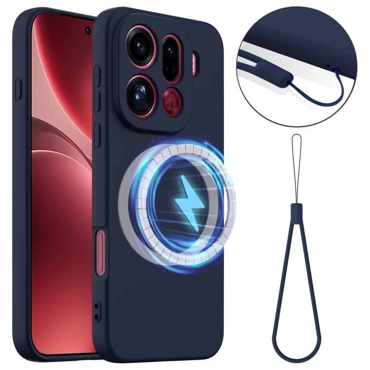 Shockproof Silicone Magsafe Phone Case, For OPPO Find X9 Ultra, For OPPO Reno15 Pro Max 5G Global, For OPPO Find X9, For OPPO Find X9 Pro, For OPPO Reno14 Pro 5G Global, For OPPO Reno13 Pro 5G Global, For OPPO Find X8, For OPPO Find X8 Pro