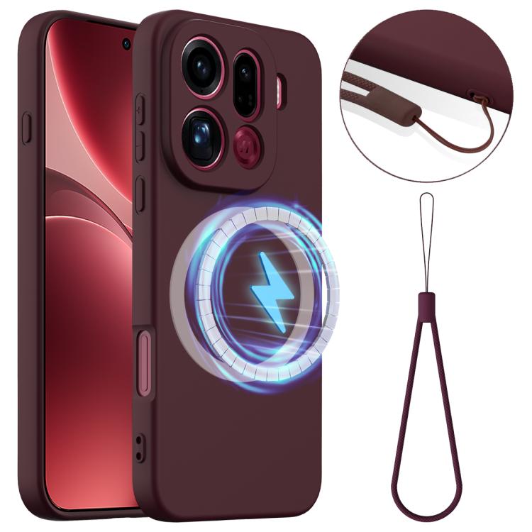 Shockproof Silicone Magsafe Phone Case, For OPPO Find X9 Ultra, For OPPO Reno15 Pro Max 5G Global, For OPPO Find X9, For OPPO Find X9 Pro, For OPPO Reno14 Pro 5G Global, For OPPO Reno13 Pro 5G Global, For OPPO Find X8, For OPPO Find X8 Pro