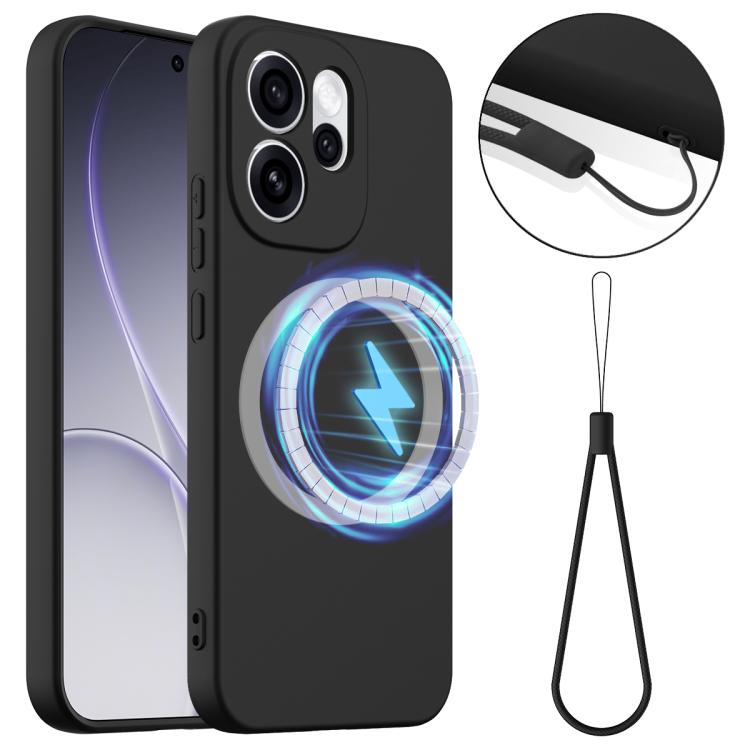 Shockproof Silicone Magsafe Phone Case, For OPPO Find X9 Ultra, For OPPO Reno15 Pro Max 5G Global, For OPPO Find X9, For OPPO Find X9 Pro, For OPPO Reno14 Pro 5G Global, For OPPO Reno13 Pro 5G Global, For OPPO Find X8, For OPPO Find X8 Pro