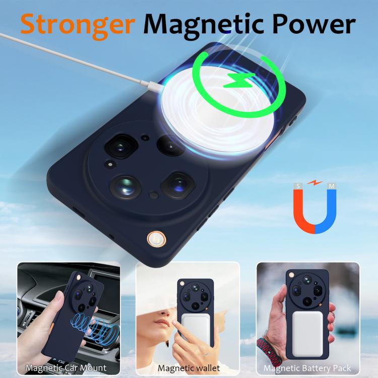 Shockproof Silicone Magsafe Phone Case, For OPPO Find X9 Ultra, For OPPO Reno15 Pro Max 5G Global, For OPPO Find X9, For OPPO Find X9 Pro, For OPPO Reno14 Pro 5G Global, For OPPO Reno13 Pro 5G Global, For OPPO Find X8, For OPPO Find X8 Pro