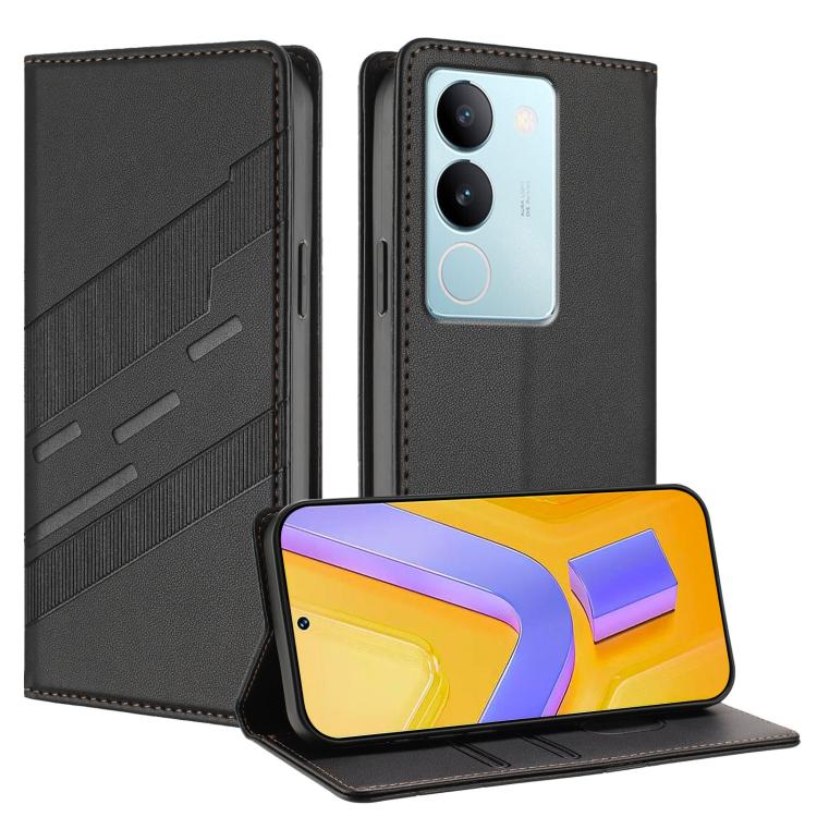 Embossed Multi-functional Wallet Retro Leather Phone Case, For vivo Y28 4G Global, For vivo X100s 5G Global, For vivo Y17s 4G Global, For vivo S18 / S18 Pro, For vivo V29e 5G / Y200 5G Global, For vivo Y200 5G Global, For vivo Y78 5G / Y27 5G          ...