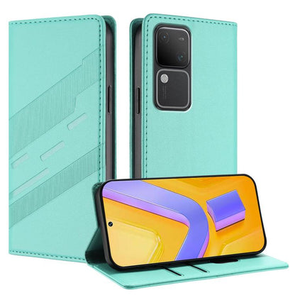 Embossed Multi-functional Wallet Retro Leather Phone Case, For vivo Y28 4G Global, For vivo X100s 5G Global, For vivo Y17s 4G Global, For vivo S18 / S18 Pro, For vivo V29e 5G / Y200 5G Global, For vivo Y200 5G Global, For vivo Y78 5G / Y27 5G          ...