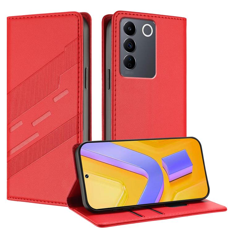 Embossed Multi-functional Wallet Retro Leather Phone Case, For vivo Y56 5G Global, For vivo Y100 5G Global, For vivo V27 5G / V27 Pro 5G, For vivo V27e 4G Global, For vivo iQOO Neo11 5G, For vivo Y35 4G Global, For vivo Y55s 2023 5G                    ...