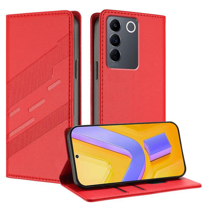Embossed Multi-functional Wallet Retro Leather Phone Case, For vivo Y56 5G Global, For vivo Y100 5G Global, For vivo V27 5G / V27 Pro 5G, For vivo V27e 4G Global, For vivo iQOO Neo11 5G, For vivo Y35 4G Global, For vivo Y55s 2023 5G                    ...