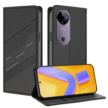 Embossed Multi-functional Wallet Retro Leather Phone Case, For vivo Y29s 5G Global, For vivo Y29 4G Global, For vivo V50 5G Global, For vivo Y19s 4G Global, For vivo Y300 5G Global, For vivo Y200e 5G Global, For vivo V40e 5G India / iQOO Z9s 5G        ...