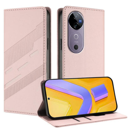 Embossed Multi-functional Wallet Retro Leather Phone Case, For vivo Y29s 5G Global, For vivo Y29 4G Global, For vivo V50 5G Global, For vivo Y19s 4G Global, For vivo Y300 5G Global, For vivo Y200e 5G Global, For vivo V40e 5G India / iQOO Z9s 5G        ...