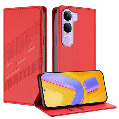 Embossed Multi-functional Wallet Retro Leather Phone Case, For vivo Y29s 5G Global, For vivo Y29 4G Global, For vivo V50 5G Global, For vivo Y19s 4G Global, For vivo Y300 5G Global, For vivo Y200e 5G Global, For vivo V40e 5G India / iQOO Z9s 5G        ...