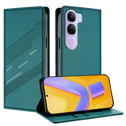Embossed Multi-functional Wallet Retro Leather Phone Case, For vivo Y29s 5G Global, For vivo Y29 4G Global, For vivo V50 5G Global, For vivo Y19s 4G Global, For vivo Y300 5G Global, For vivo Y200e 5G Global, For vivo V40e 5G India / iQOO Z9s 5G        ...