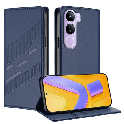 Embossed Multi-functional Wallet Retro Leather Phone Case, For vivo Y29s 5G Global, For vivo Y29 4G Global, For vivo V50 5G Global, For vivo Y19s 4G Global, For vivo Y300 5G Global, For vivo Y200e 5G Global, For vivo V40e 5G India / iQOO Z9s 5G        ...