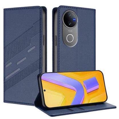Embossed Multi-functional Wallet Retro Leather Phone Case, For vivo Y29s 5G Global, For vivo Y29 4G Global, For vivo V50 5G Global, For vivo Y19s 4G Global, For vivo Y300 5G Global, For vivo Y200e 5G Global, For vivo V40e 5G India / iQOO Z9s 5G        ...