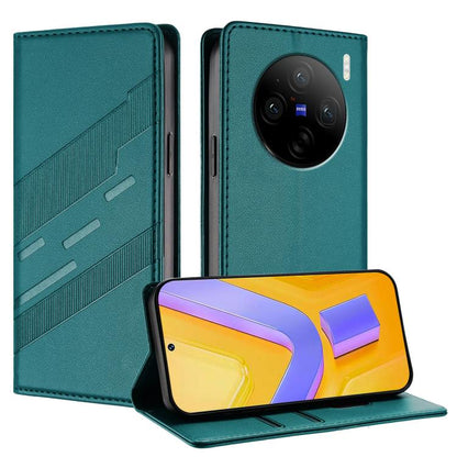 Embossed Multi-functional Wallet Retro Leather Phone Case, For vivo Y28 4G Global, For vivo X100s 5G Global, For vivo Y17s 4G Global, For vivo S18 / S18 Pro, For vivo V29e 5G / Y200 5G Global, For vivo Y200 5G Global, For vivo Y78 5G / Y27 5G          ...