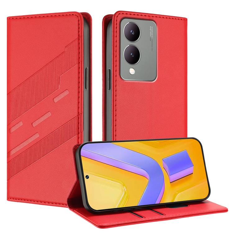 Embossed Multi-functional Wallet Retro Leather Phone Case, For vivo Y28 4G Global, For vivo X100s 5G Global, For vivo Y17s 4G Global, For vivo S18 / S18 Pro, For vivo V29e 5G / Y200 5G Global, For vivo Y200 5G Global, For vivo Y78 5G / Y27 5G          ...
