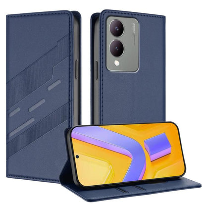 Embossed Multi-functional Wallet Retro Leather Phone Case, For vivo Y28 4G Global, For vivo X100s 5G Global, For vivo Y17s 4G Global, For vivo S18 / S18 Pro, For vivo V29e 5G / Y200 5G Global, For vivo Y200 5G Global, For vivo Y78 5G / Y27 5G          ...