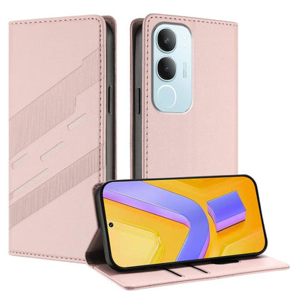 Embossed Multi-functional Wallet Retro Leather Phone Case, For vivo Y29s 5G Global, For vivo Y29 4G Global, For vivo V50 5G Global, For vivo Y19s 4G Global, For vivo Y300 5G Global, For vivo Y200e 5G Global, For vivo V40e 5G India / iQOO Z9s 5G        ...