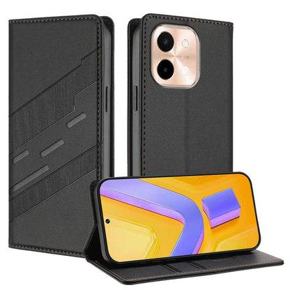 Embossed Multi-functional Wallet Retro Leather Phone Case, For vivo Y28 4G Global, For vivo X100s 5G Global, For vivo Y17s 4G Global, For vivo S18 / S18 Pro, For vivo V29e 5G / Y200 5G Global, For vivo Y200 5G Global, For vivo Y78 5G / Y27 5G          ...