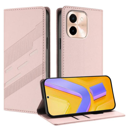 Embossed Multi-functional Wallet Retro Leather Phone Case, For vivo Y28 4G Global, For vivo X100s 5G Global, For vivo Y17s 4G Global, For vivo S18 / S18 Pro, For vivo V29e 5G / Y200 5G Global, For vivo Y200 5G Global, For vivo Y78 5G / Y27 5G          ...