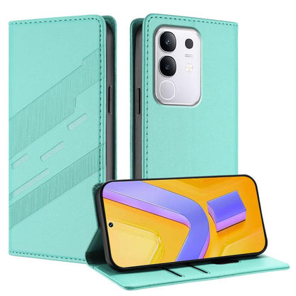 Embossed Multi-functional Wallet Retro Leather Phone Case, For vivo Y29s 5G Global, For vivo Y29 4G Global, For vivo V50 5G Global, For vivo Y19s 4G Global, For vivo Y300 5G Global, For vivo Y200e 5G Global, For vivo V40e 5G India / iQOO Z9s 5G        ...