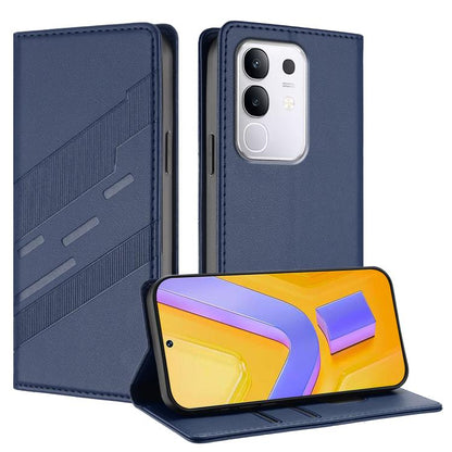 Embossed Multi-functional Wallet Retro Leather Phone Case, For vivo Y29s 5G Global, For vivo Y29 4G Global, For vivo V50 5G Global, For vivo Y19s 4G Global, For vivo Y300 5G Global, For vivo Y200e 5G Global, For vivo V40e 5G India / iQOO Z9s 5G        ...