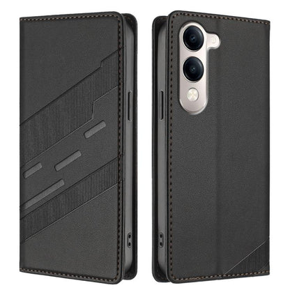 Embossed Multi-functional Wallet Retro Leather Phone Case, For vivo Y29s 5G Global, For vivo Y29 4G Global, For vivo V50 5G Global, For vivo Y19s 4G Global, For vivo Y300 5G Global, For vivo Y200e 5G Global, For vivo V40e 5G India / iQOO Z9s 5G        ...