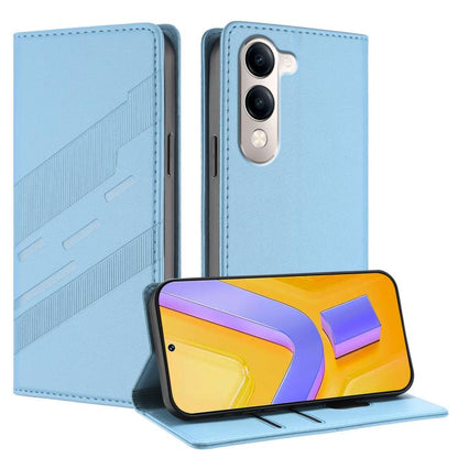 Embossed Multi-functional Wallet Retro Leather Phone Case, For vivo Y29s 5G Global, For vivo Y29 4G Global, For vivo V50 5G Global, For vivo Y19s 4G Global, For vivo Y300 5G Global, For vivo Y200e 5G Global, For vivo V40e 5G India / iQOO Z9s 5G        ...