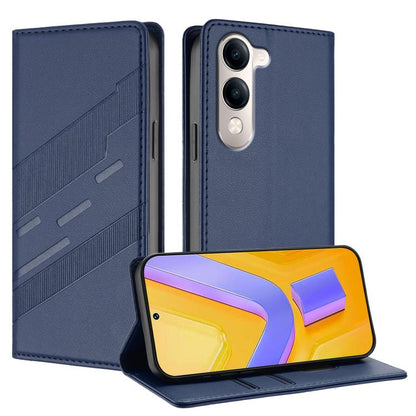 Embossed Multi-functional Wallet Retro Leather Phone Case, For vivo Y29s 5G Global, For vivo Y29 4G Global, For vivo V50 5G Global, For vivo Y19s 4G Global, For vivo Y300 5G Global, For vivo Y200e 5G Global, For vivo V40e 5G India / iQOO Z9s 5G        ...