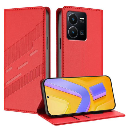 Embossed Multi-functional Wallet Retro Leather Phone Case, For vivo Y56 5G Global, For vivo Y100 5G Global, For vivo V27 5G / V27 Pro 5G, For vivo V27e 4G Global, For vivo iQOO Neo11 5G, For vivo Y35 4G Global, For vivo Y55s 2023 5G                    ...