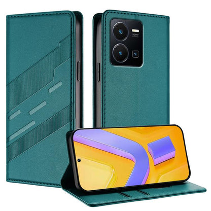 Embossed Multi-functional Wallet Retro Leather Phone Case, For vivo Y56 5G Global, For vivo Y100 5G Global, For vivo V27 5G / V27 Pro 5G, For vivo V27e 4G Global, For vivo iQOO Neo11 5G, For vivo Y35 4G Global, For vivo Y55s 2023 5G                    ...