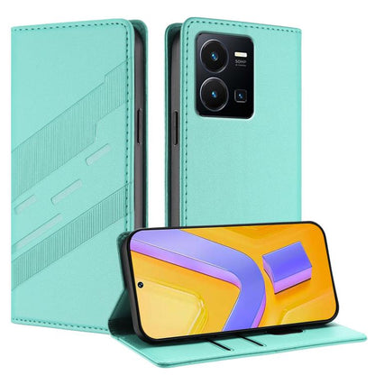 Embossed Multi-functional Wallet Retro Leather Phone Case, For vivo Y56 5G Global, For vivo Y100 5G Global, For vivo V27 5G / V27 Pro 5G, For vivo V27e 4G Global, For vivo iQOO Neo11 5G, For vivo Y35 4G Global, For vivo Y55s 2023 5G                    ...